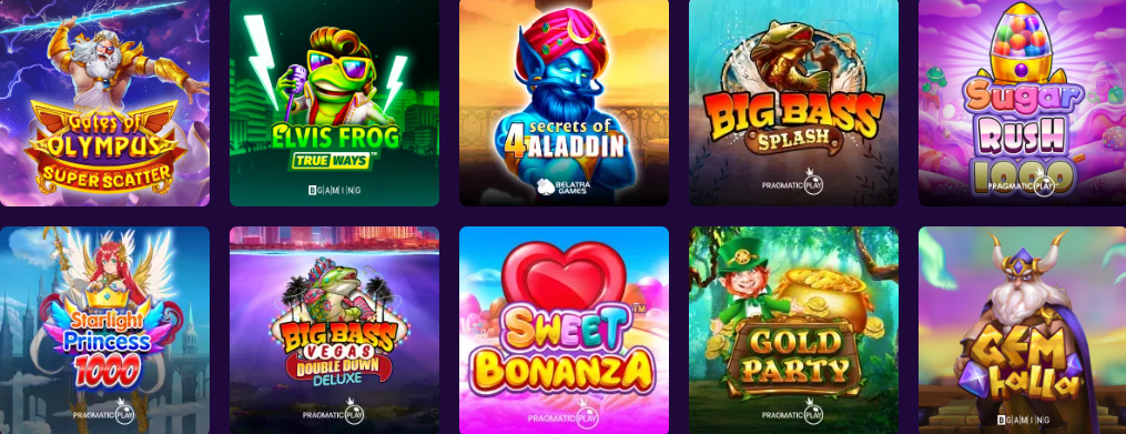 Featured Games at Canplay Casino